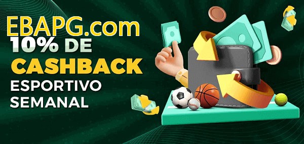 10% de bônus de cashback na EBAPG.com